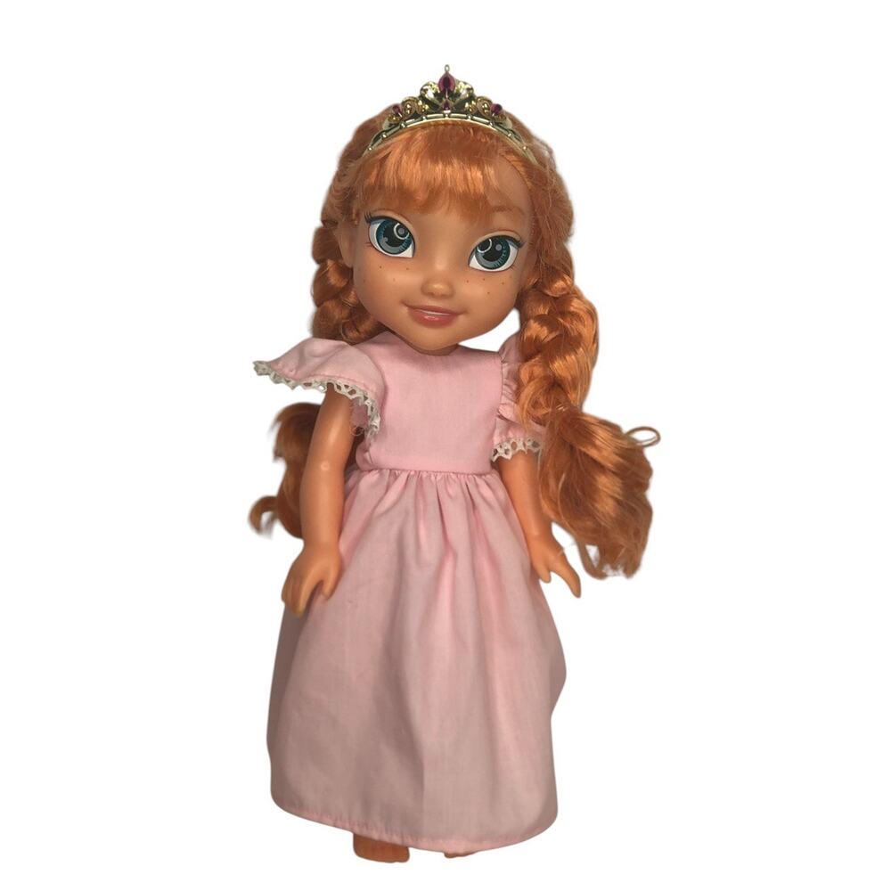 Disney My First Princess Doll Toddler Anna Frozen‎ 14" Kids Play Toy with Crown
